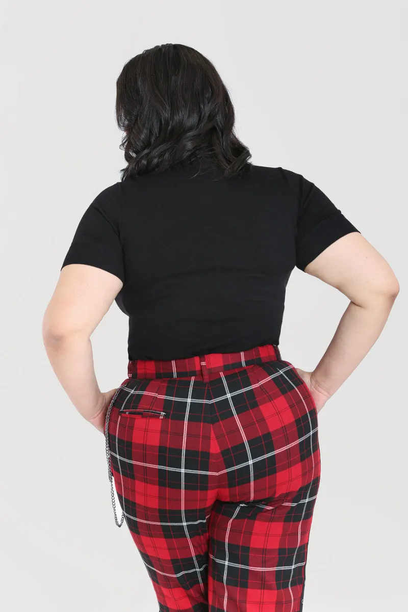 Hell Bunny Bat Top Black Best