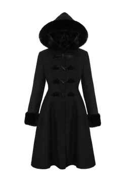 Hell Bunny Batilda Coat Black