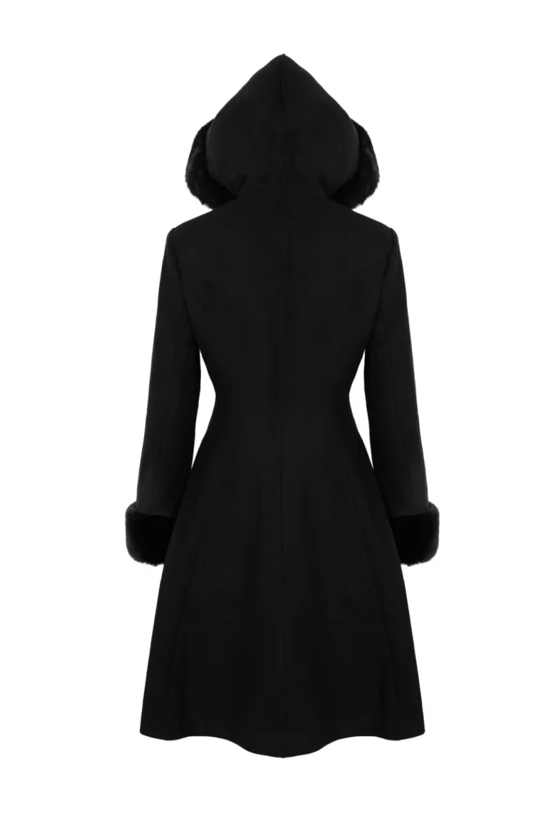 Hell Bunny Batilda Coat Black