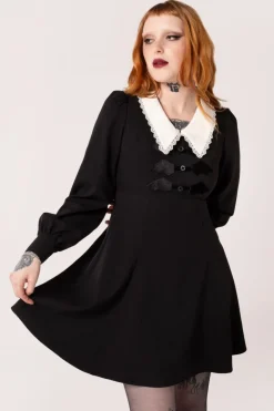 Hell Bunny Batilda Dress Black New
