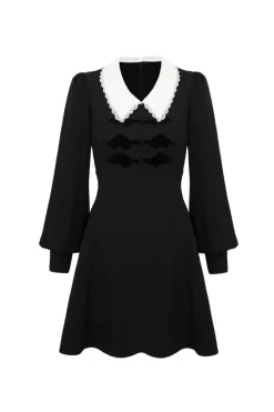Hell Bunny Batilda Dress Black New