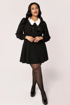 Hell Bunny Batilda Dress Black New
