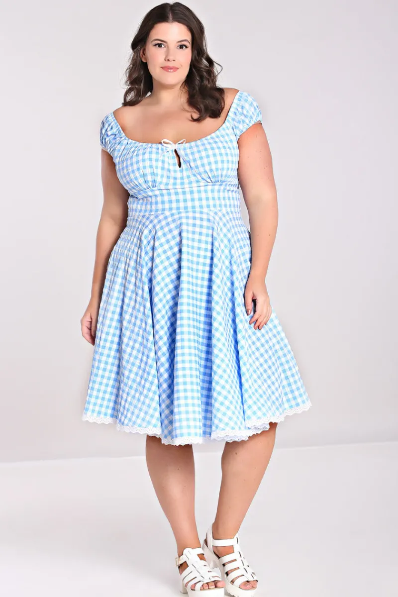 Hell Bunny BB 50's Dress Blue Sale