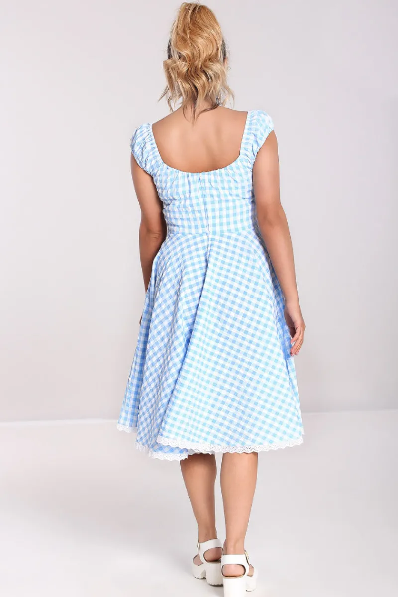 Hell Bunny BB 50's Dress Blue Sale