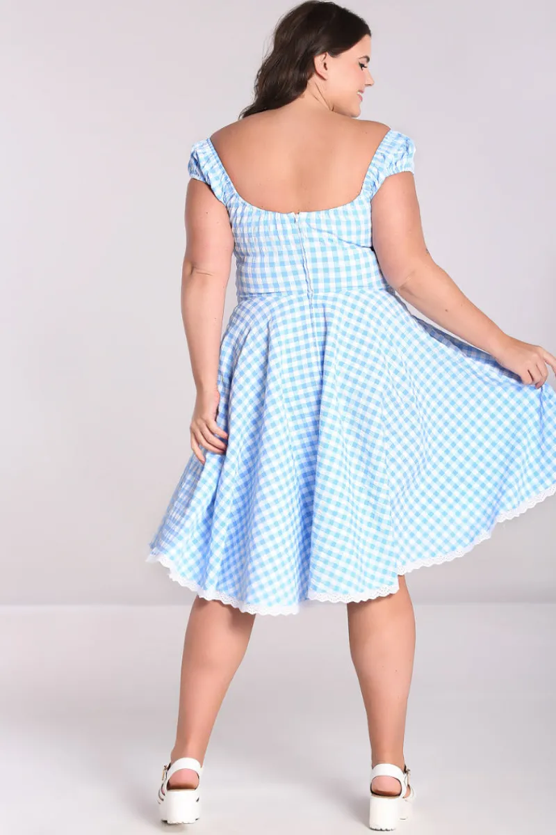 Hell Bunny BB 50's Dress Blue Sale