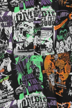 Hell Bunny Be Afraid Mini Dress Black New