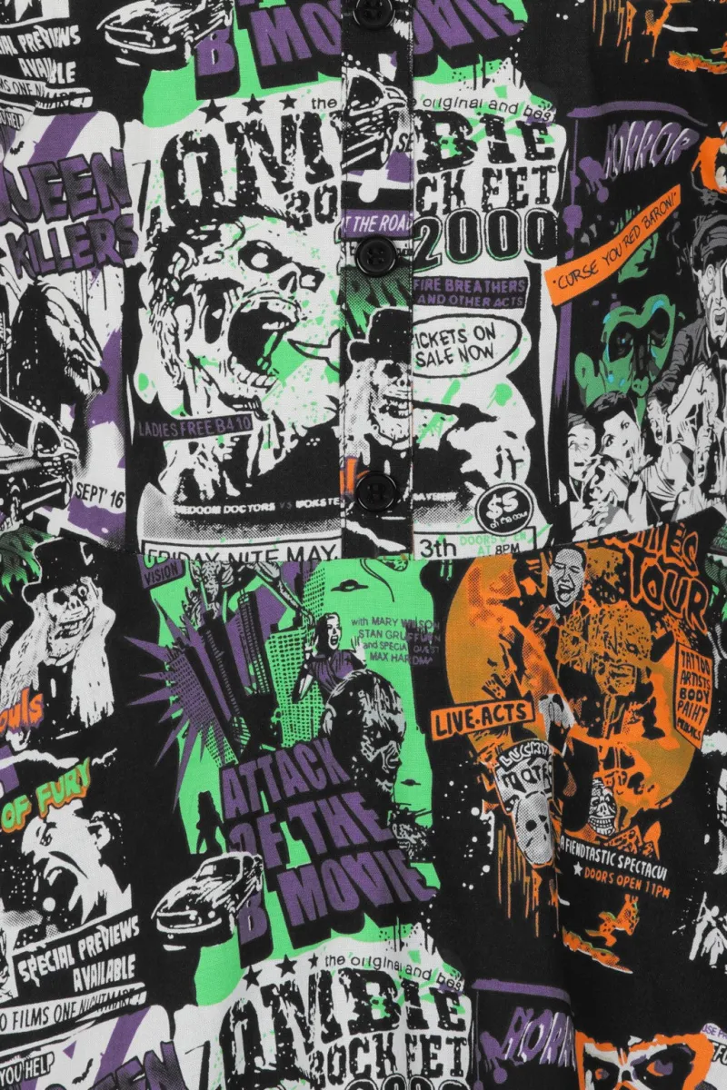 Hell Bunny Be Afraid Mini Dress Black New