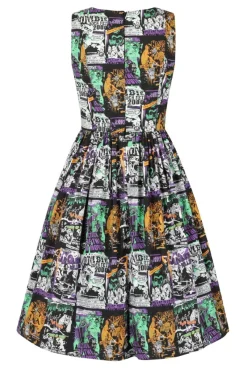 Hell Bunny Be Afraid 50's Dress Black Outlet