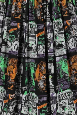 Hell Bunny Be Afraid 50's Skirt Black Best