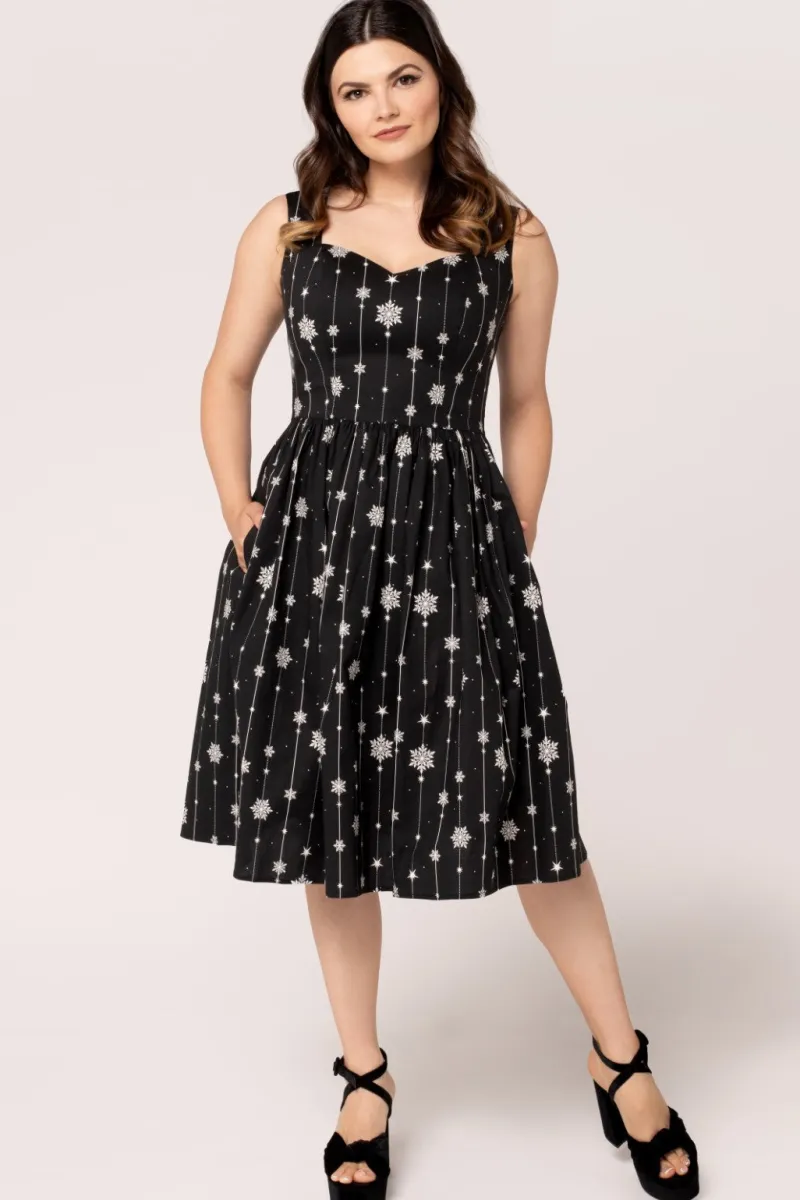 Hell Bunny Belle 50's Dress Black Sale