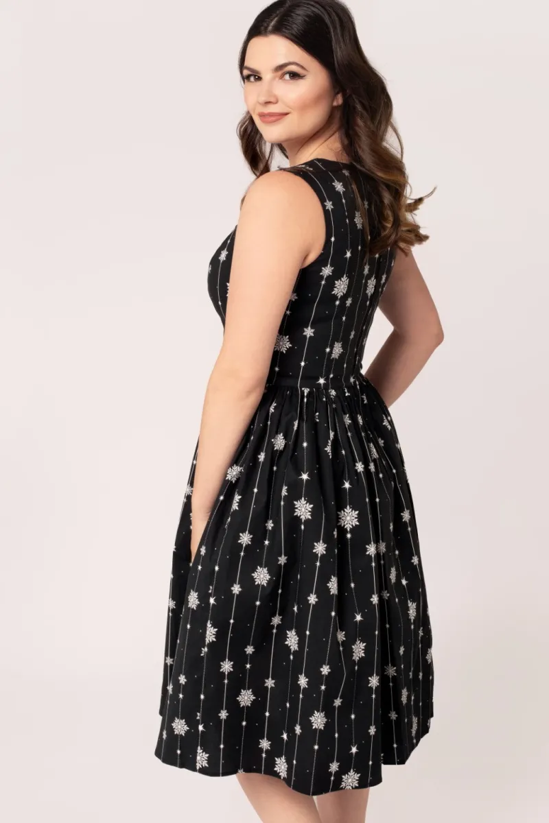 Hell Bunny Belle 50's Dress Black Sale