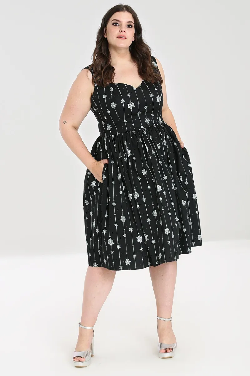 Hell Bunny Belle 50's Dress Black Sale