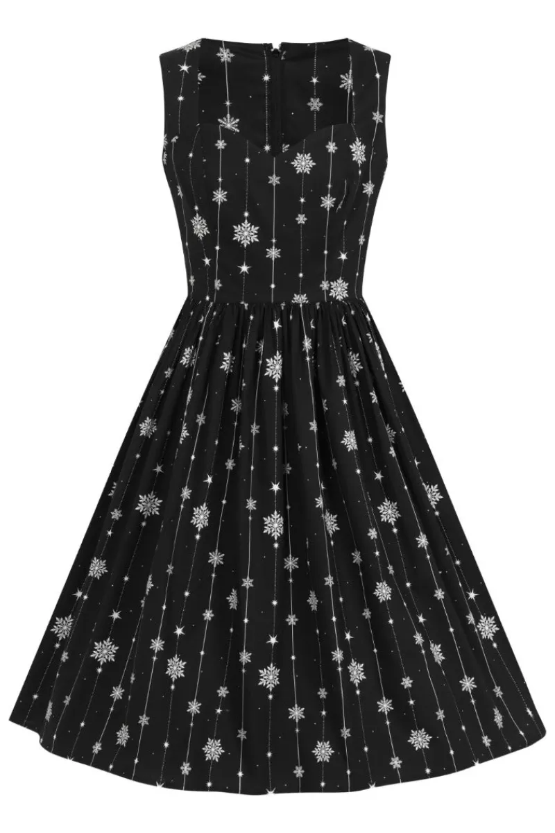 Hell Bunny Belle 50's Dress Black Sale