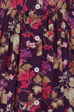 Hell Bunny Berry Crush Skirt Purple Online