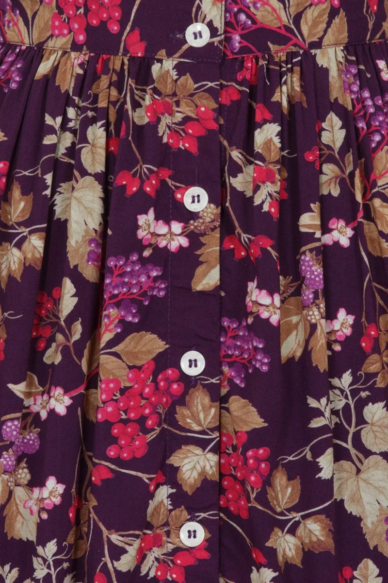 Hell Bunny Berry Crush Skirt Purple Online