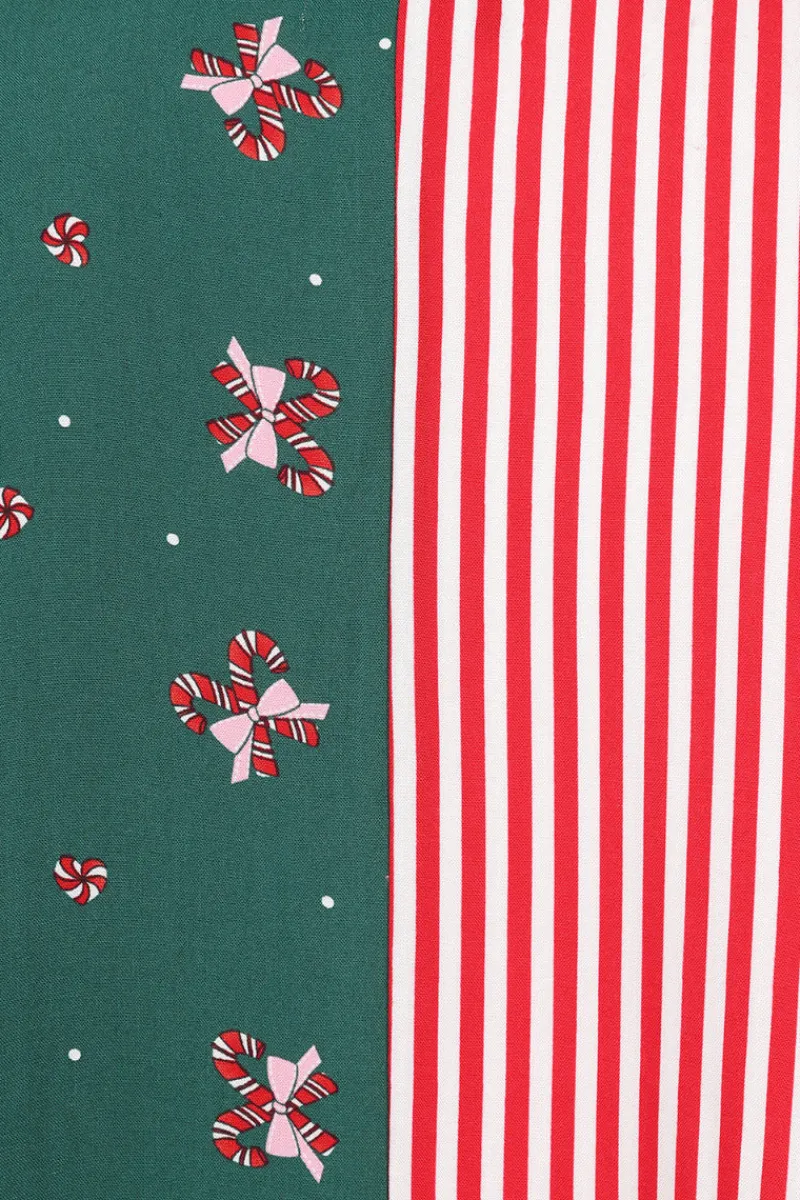 Hell Bunny Beth Oversized Shirt Green Sale