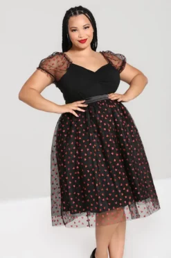 Hell Bunny Bianca Skirt Black Hot