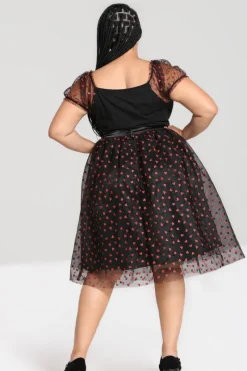 Hell Bunny Bianca Skirt Black Hot