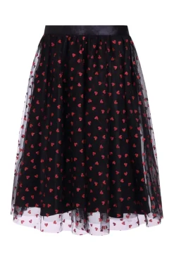 Hell Bunny Bianca Skirt Black Hot