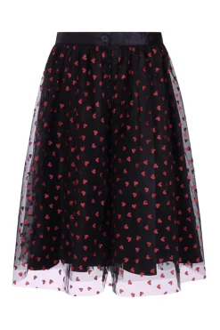 Hell Bunny Bianca Skirt Black Hot