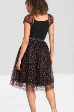 Hell Bunny Bianca Skirt Black Hot