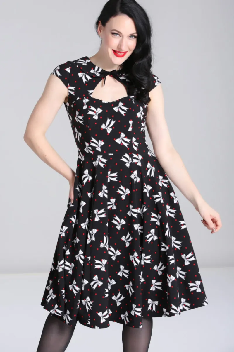 Hell Bunny Bobbie Midi Dress Black