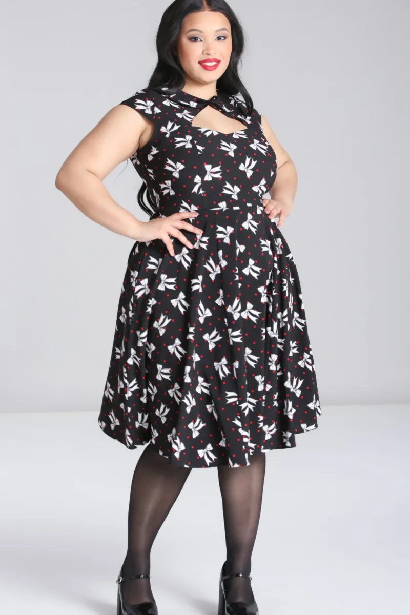 Hell Bunny Bobbie Midi Dress Black