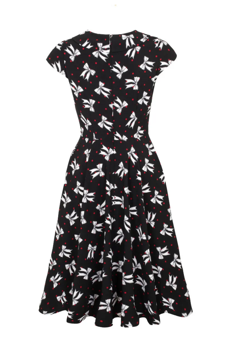 Hell Bunny Bobbie Midi Dress Black