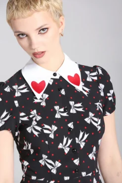 Hell Bunny Bobbie Mini Dress Black Discount