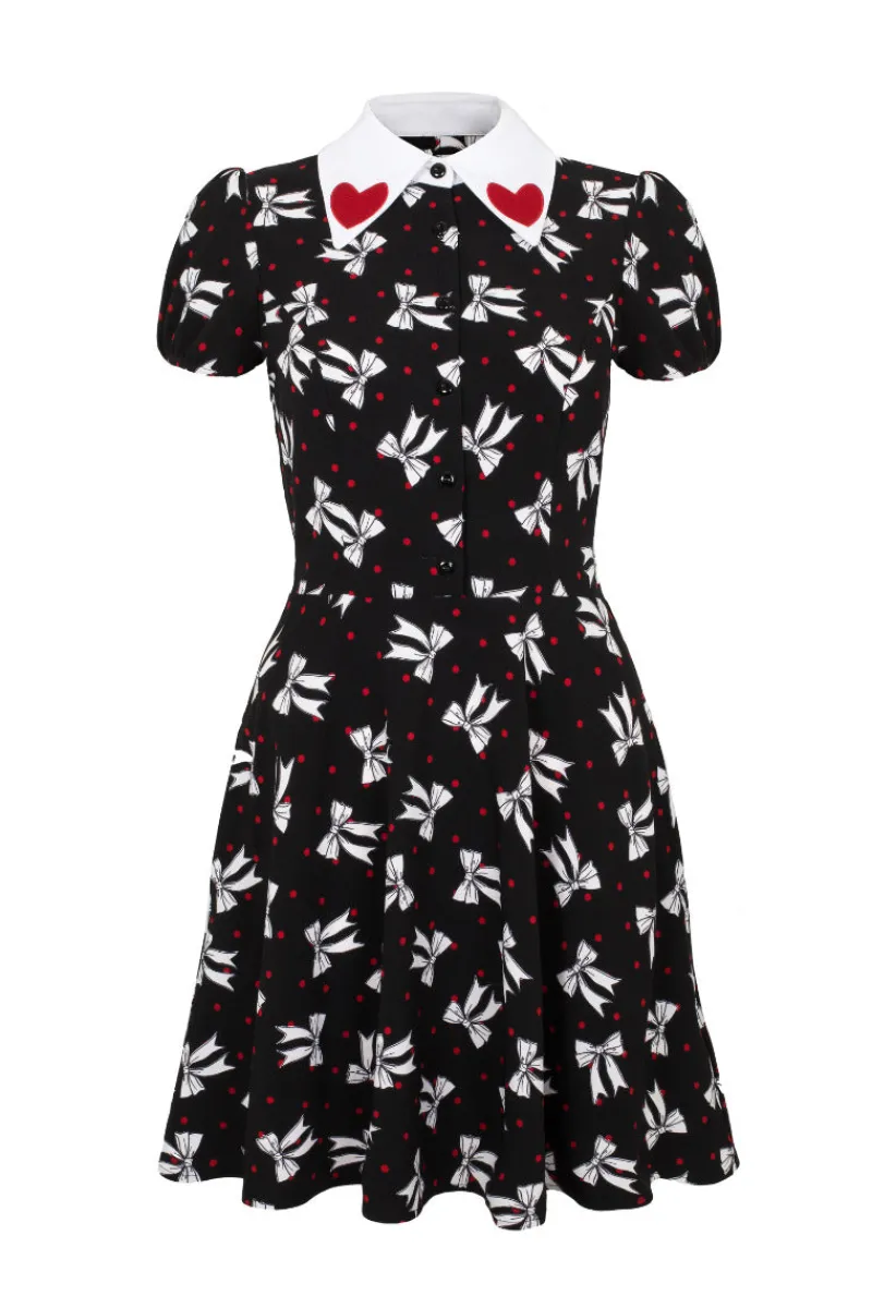 Hell Bunny Bobbie Mini Dress Black Discount