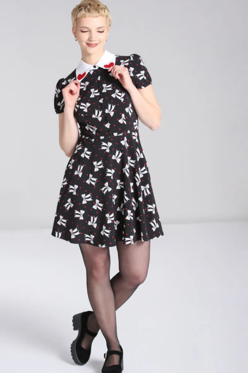 Hell Bunny Bobbie Mini Dress Black Discount