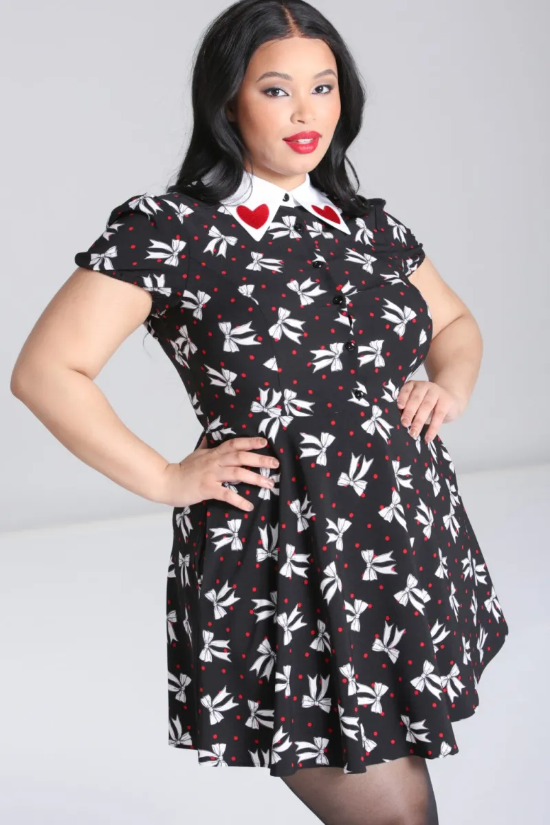 Hell Bunny Bobbie Mini Dress Black Discount