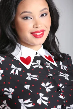 Hell Bunny Bobbie Mini Dress Black Discount