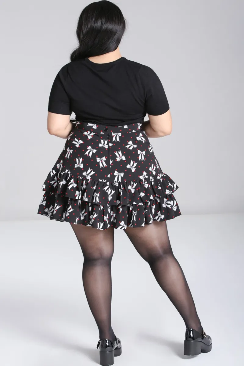 Hell Bunny Bobbie Skirt Black New