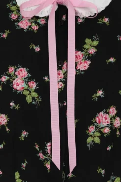 Hell Bunny Bobby Sue Blouse Black Hot