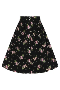 Hell Bunny Bobby Sue Skirt Black Discount