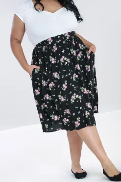 Hell Bunny Bobby Sue Skirt Black Discount
