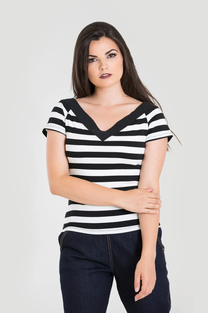 Hell Bunny Caitlin Top Discount