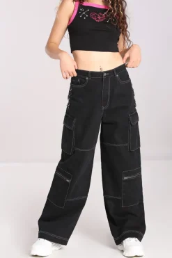 Hell Bunny Cameron Jeans Black Hot