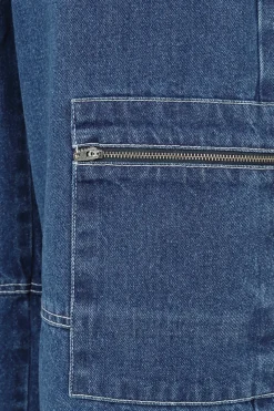 Hell Bunny Cameron Jeans Blue Clearance