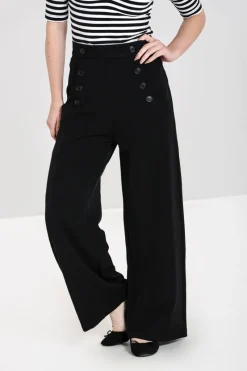 Hell Bunny Carlie Swing Trousers Hot