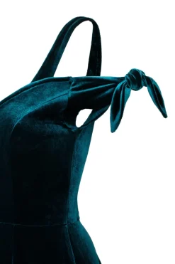 Hell Bunny Carrie Dress Teal Clearance