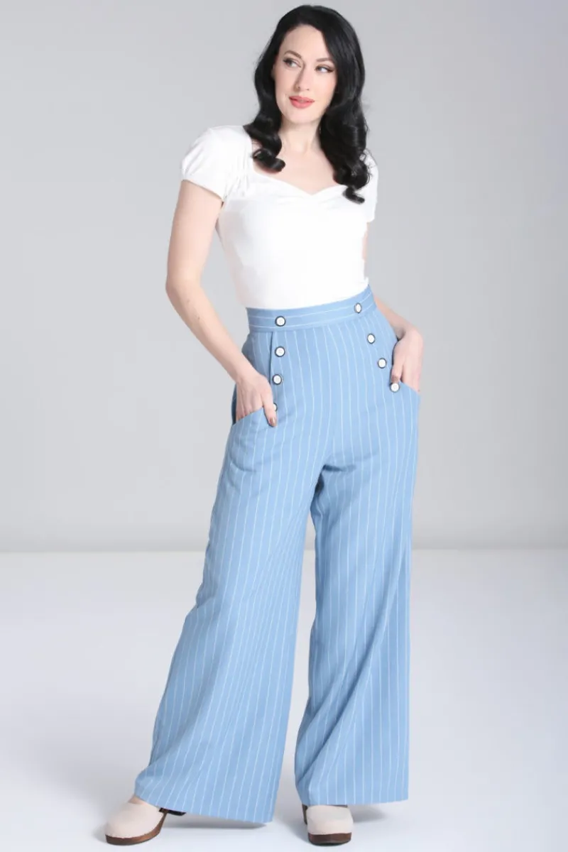 Hell Bunny Caspian Swing Trousers Outlet