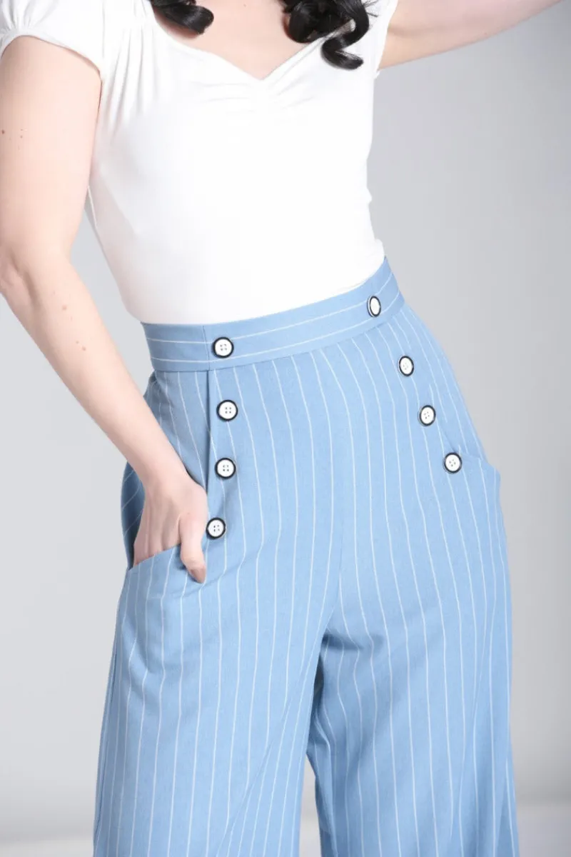 Hell Bunny Caspian Swing Trousers Outlet