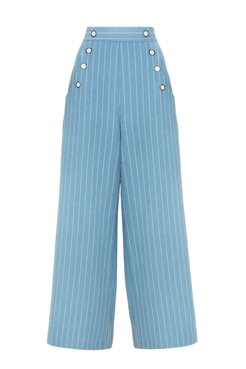 Hell Bunny Caspian Swing Trousers Outlet