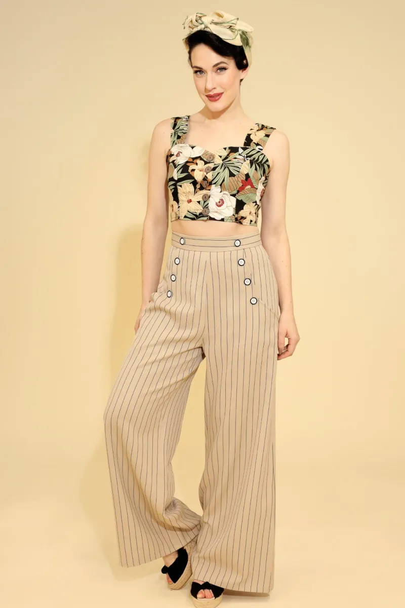 Hell Bunny Caspian Swing Trousers Outlet