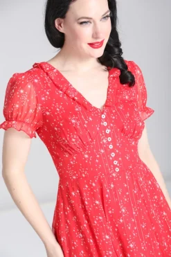 Hell Bunny Cassiopeia Dress Red Best