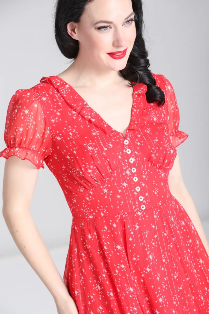 Hell Bunny Cassiopeia Dress Red Best