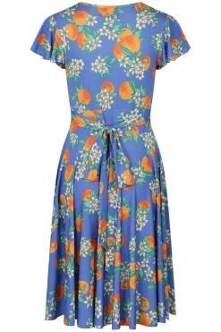 Hell Bunny Castellana Dress Blue New