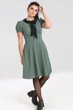 Hell Bunny Catherine Mid Dress Green Online